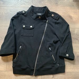 Hurley zip up short sleeved cardigan